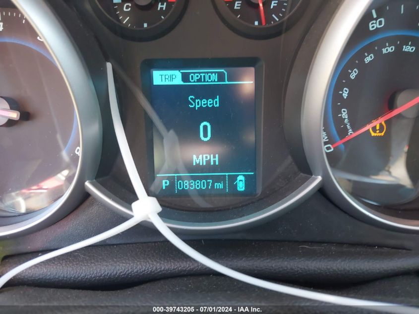 2014 Chevrolet Cruze 1Lt Auto VIN: 1G1PC5SB3E7212027 Lot: 39743205