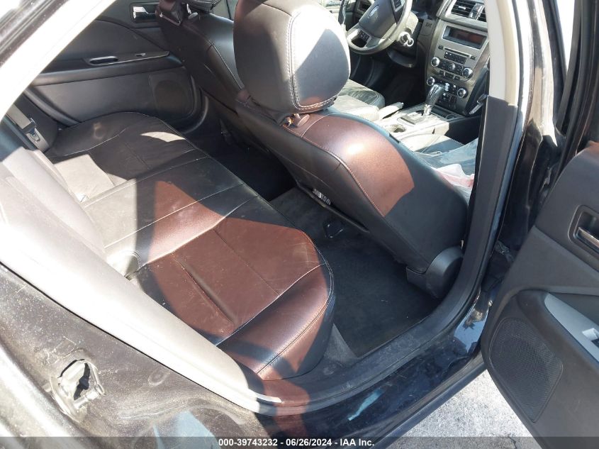 2012 Ford Fusion Sel VIN: 3FAHP0JA1CR309752 Lot: 39743232