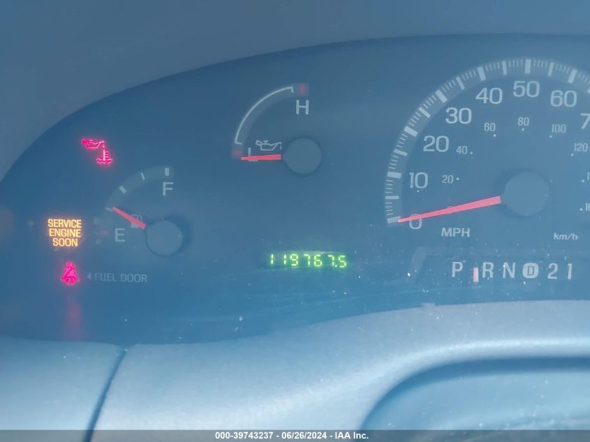 1999 Ford F-150 Work Series/Xl/Xlt VIN: 2FTZF1727XCA29503 Lot: 39743237