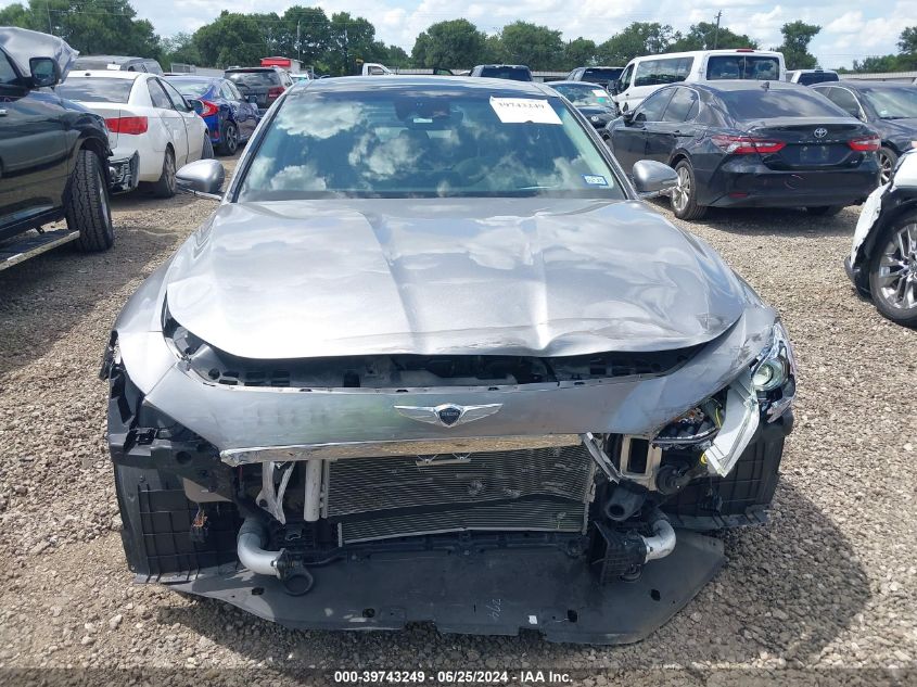 2021 Genesis G70 2.0T Rwd VIN: KMTG44LA7MU066981 Lot: 39743249