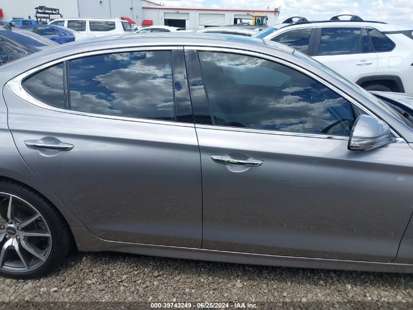 2021 Genesis G70 2.0T Rwd VIN: KMTG44LA7MU066981 Lot: 39743249