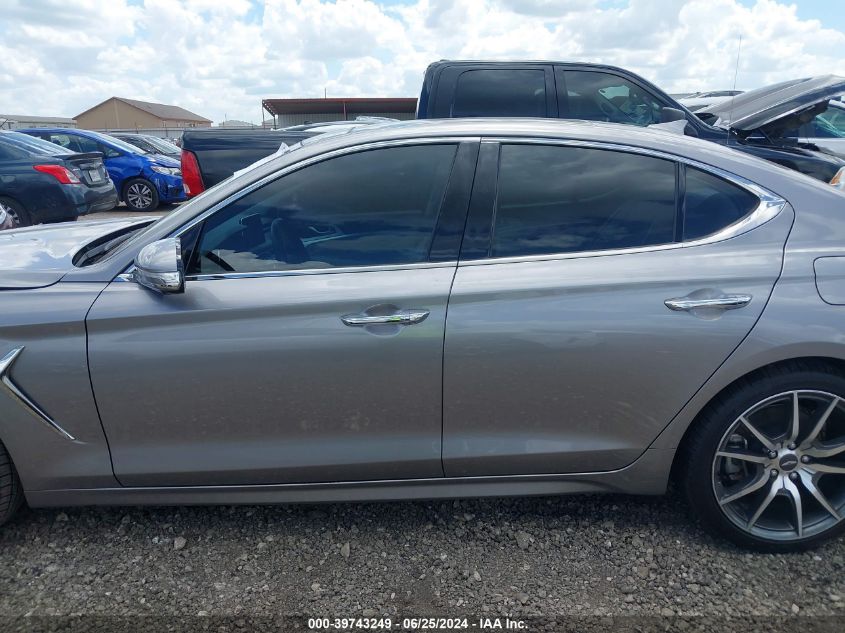 2021 Genesis G70 2.0T Rwd VIN: KMTG44LA7MU066981 Lot: 39743249