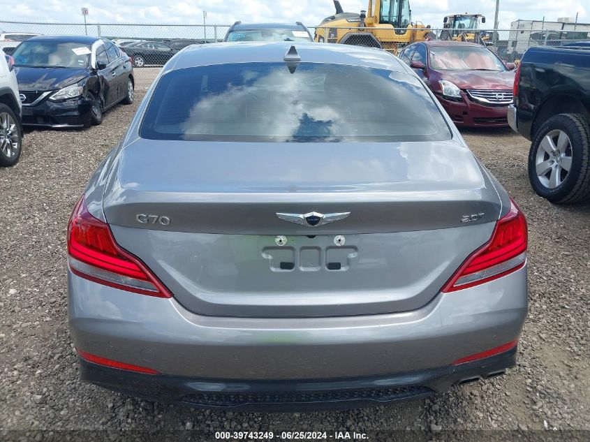 2021 Genesis G70 2.0T Rwd VIN: KMTG44LA7MU066981 Lot: 39743249