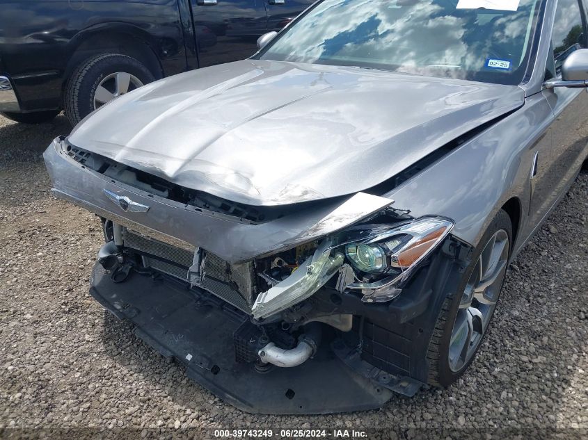 2021 Genesis G70 2.0T Rwd VIN: KMTG44LA7MU066981 Lot: 39743249