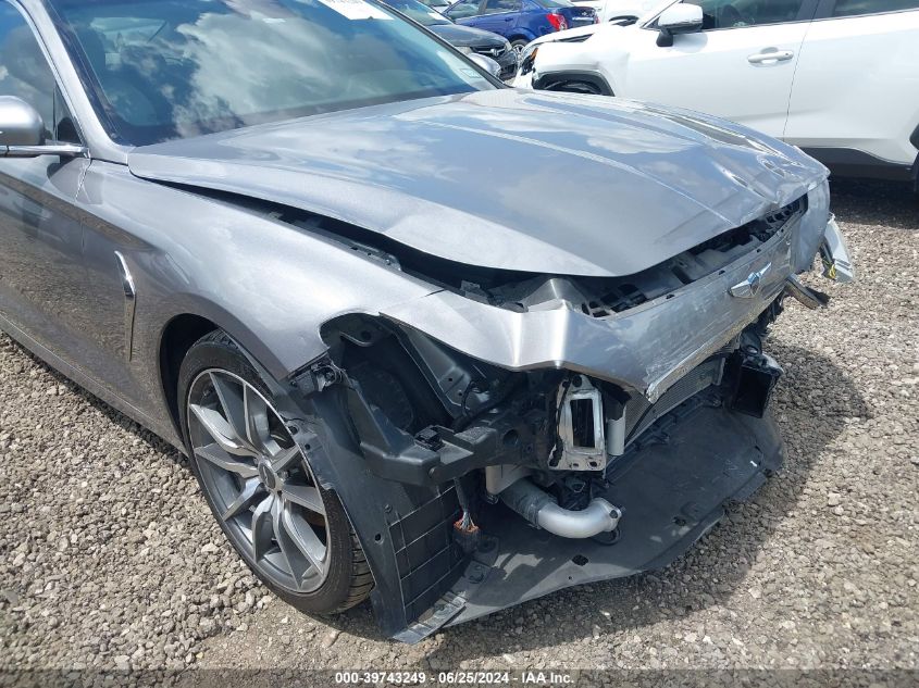 2021 Genesis G70 2.0T Rwd VIN: KMTG44LA7MU066981 Lot: 39743249