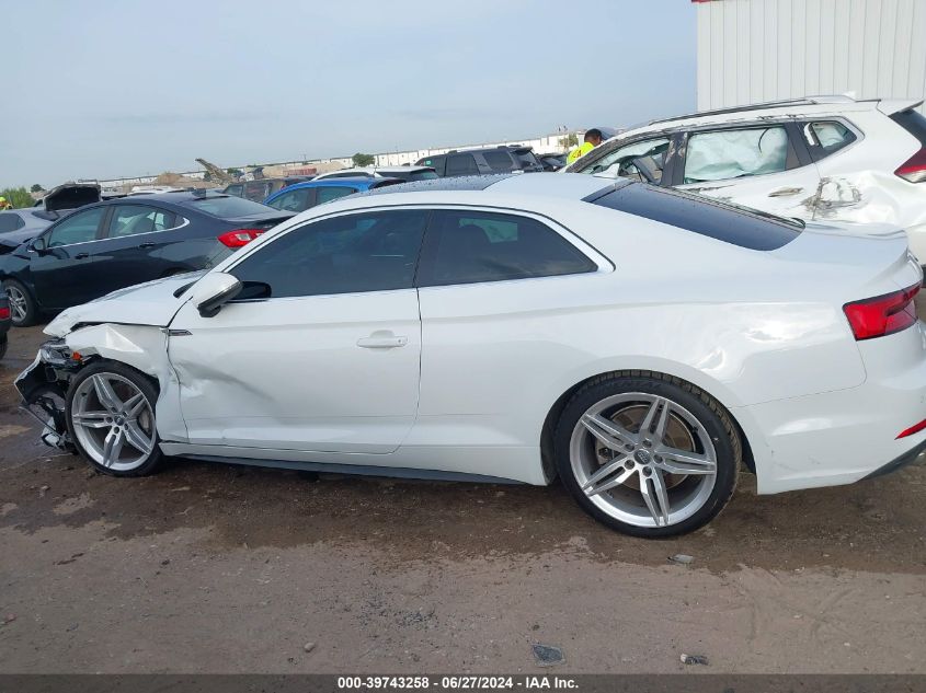 2018 Audi A5 Premium Plus S-Line VIN: WAUTNAF54JA010997 Lot: 39743258