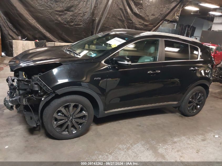 2019 Kia Sportage Ex VIN: KNDPNCAC9K7607518 Lot: 39743262