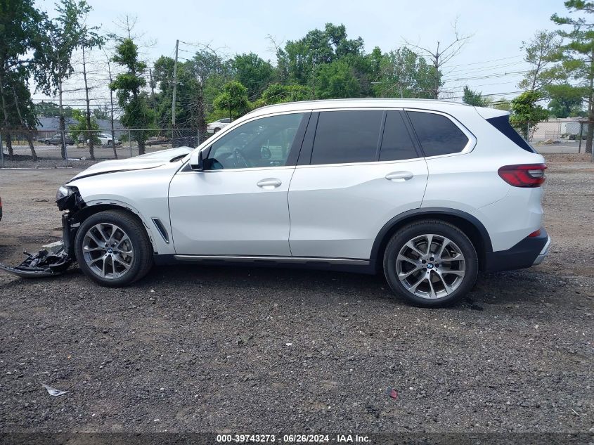 2021 BMW X5 xDrive40I VIN: 5UXCR6C09M9H73831 Lot: 39743273