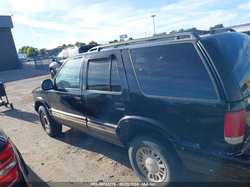 1997 GMC Jimmy Slt VIN: 1GKDT13W5V2511198 Lot: 39743276