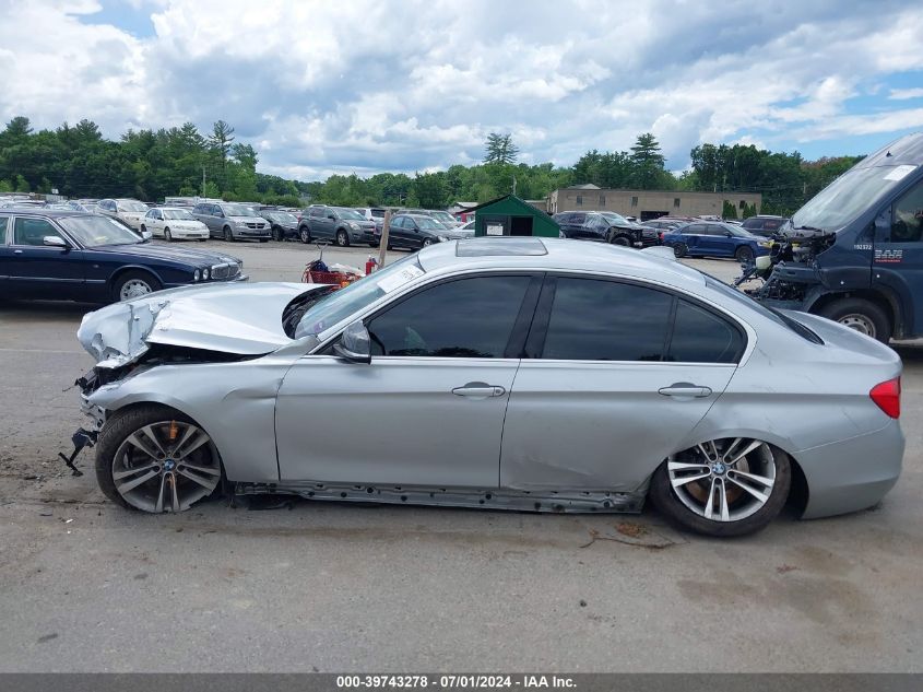 2015 BMW 335I xDrive VIN: WBA3B9G53FNR93726 Lot: 39743278