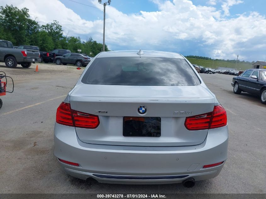 2015 BMW 335I xDrive VIN: WBA3B9G53FNR93726 Lot: 39743278