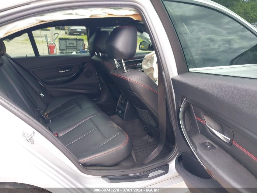 2015 BMW 335I xDrive VIN: WBA3B9G53FNR93726 Lot: 39743278