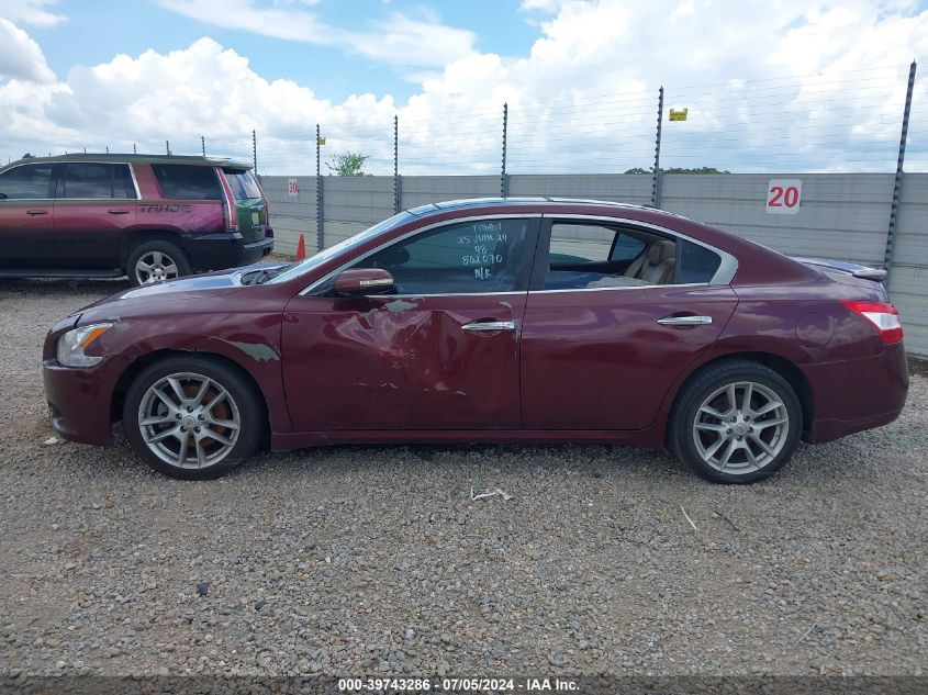 2011 Nissan Maxima 3.5 Sv VIN: 1N4AA5AP6BC802070 Lot: 39743286