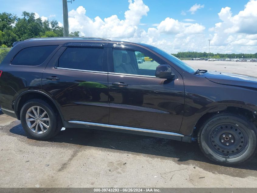 2017 Dodge Durango Sxt Rwd VIN: 1C4RDHAG6HC780652 Lot: 39743293