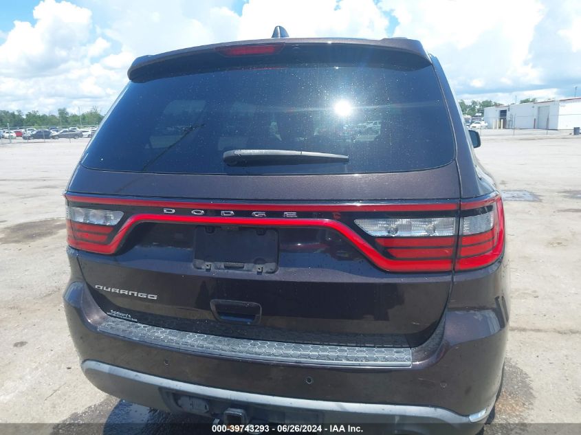 2017 Dodge Durango Sxt Rwd VIN: 1C4RDHAG6HC780652 Lot: 39743293