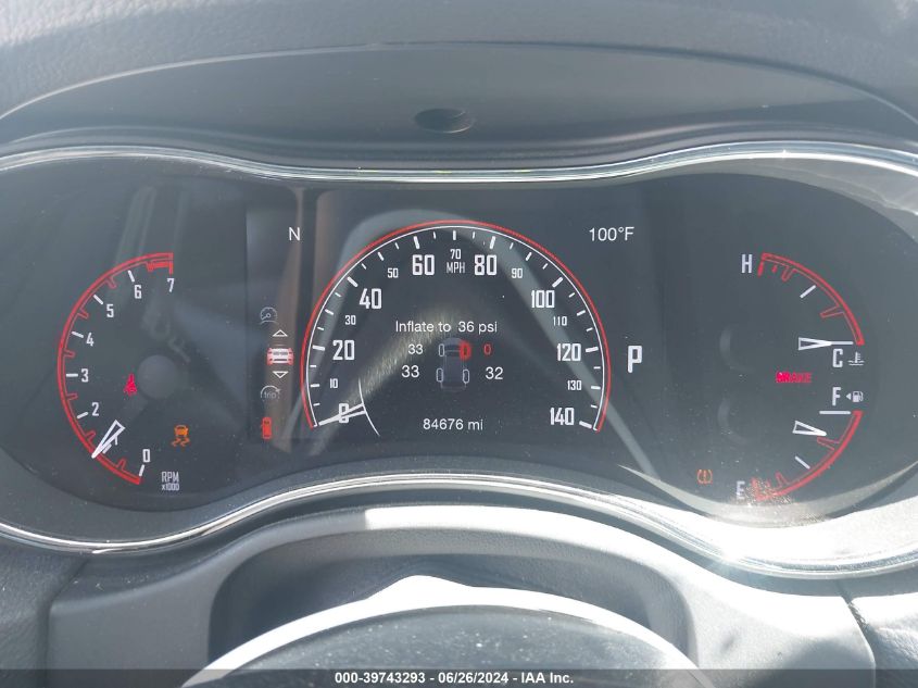 2017 Dodge Durango Sxt Rwd VIN: 1C4RDHAG6HC780652 Lot: 39743293