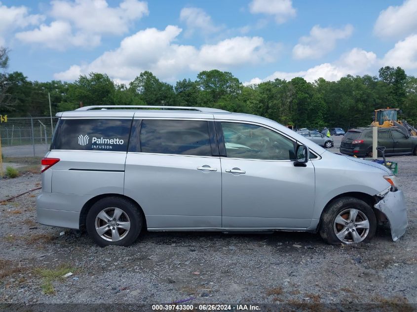 2016 Nissan Quest Platinum/S/Sl/Sv VIN: JN8AE2KPXG9150459 Lot: 39743300