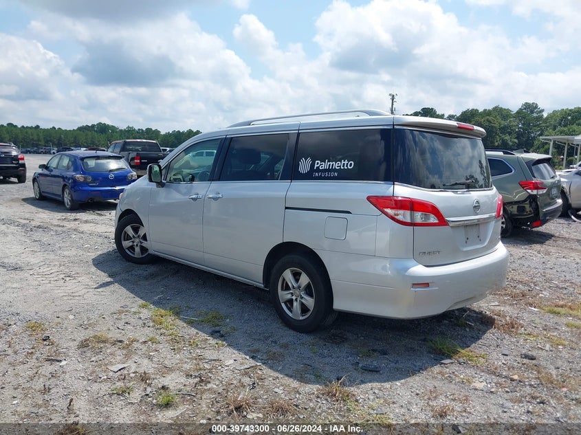 2016 Nissan Quest Platinum/S/Sl/Sv VIN: JN8AE2KPXG9150459 Lot: 39743300