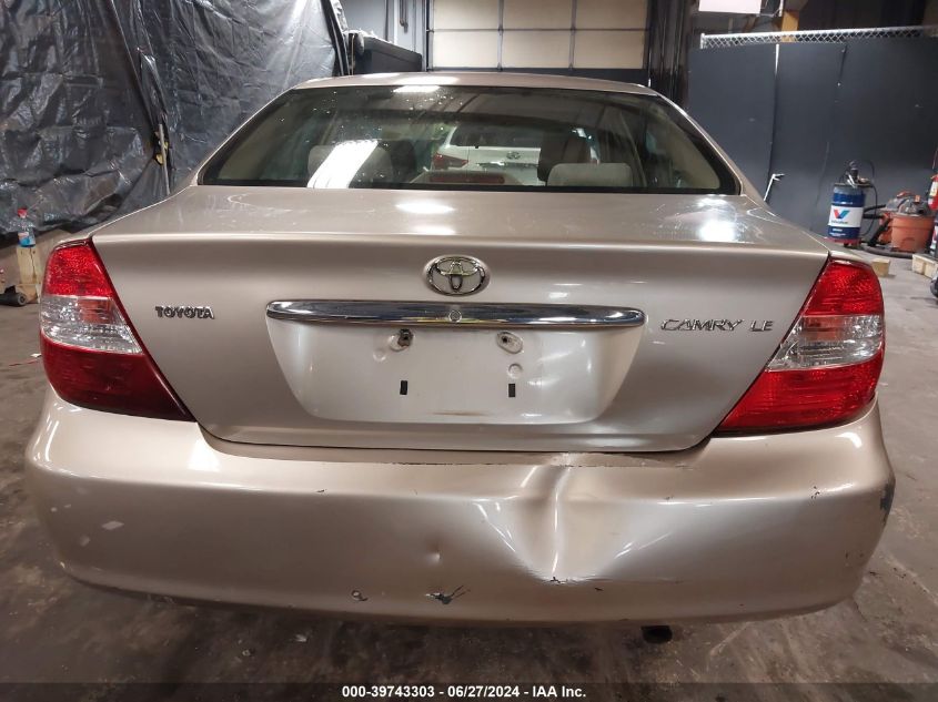 2003 Toyota Camry Le VIN: 4T1BE32K13U671132 Lot: 39743303