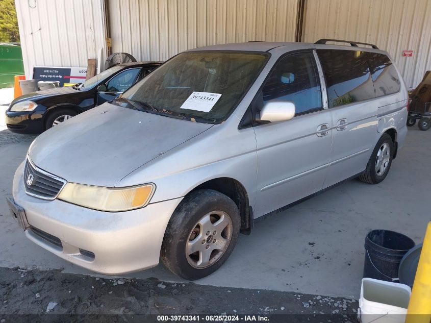 2001 Honda Odyssey Ex VIN: 2HKRL187X1H624348 Lot: 39743341