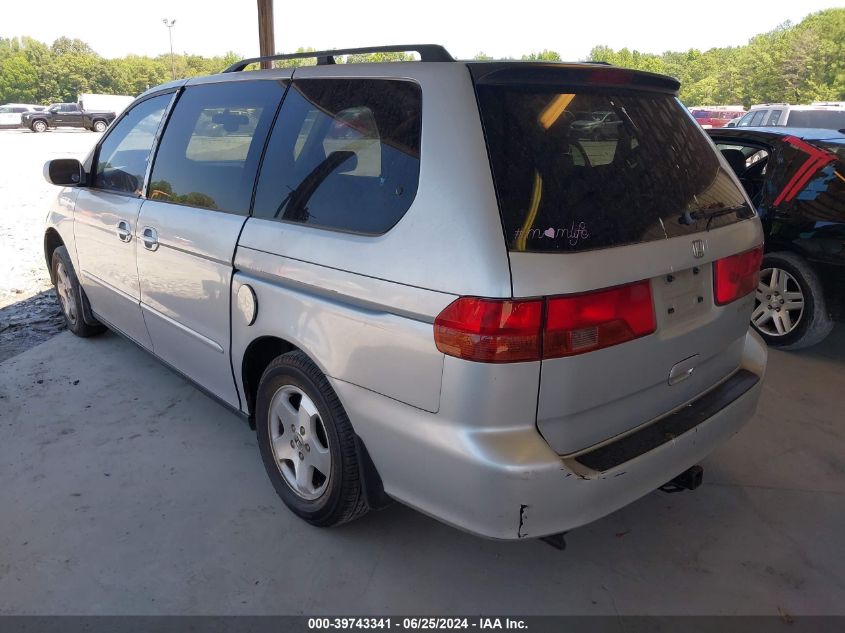 2001 Honda Odyssey Ex VIN: 2HKRL187X1H624348 Lot: 39743341