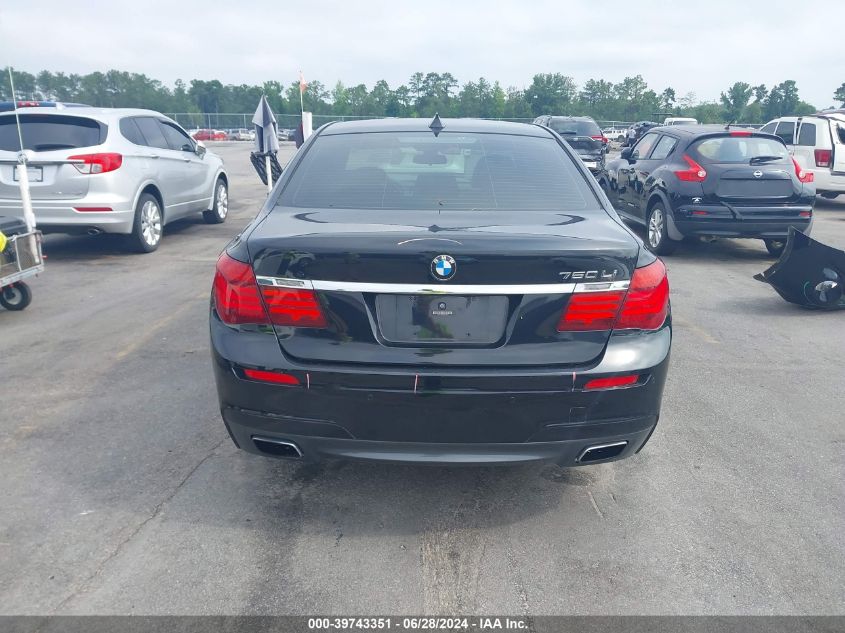 2013 BMW 750Li Li VIN: WBAYE8C50DD132391 Lot: 39743351