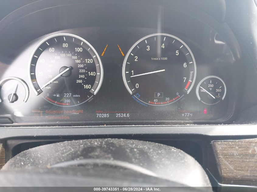 2013 BMW 750Li Li VIN: WBAYE8C50DD132391 Lot: 39743351