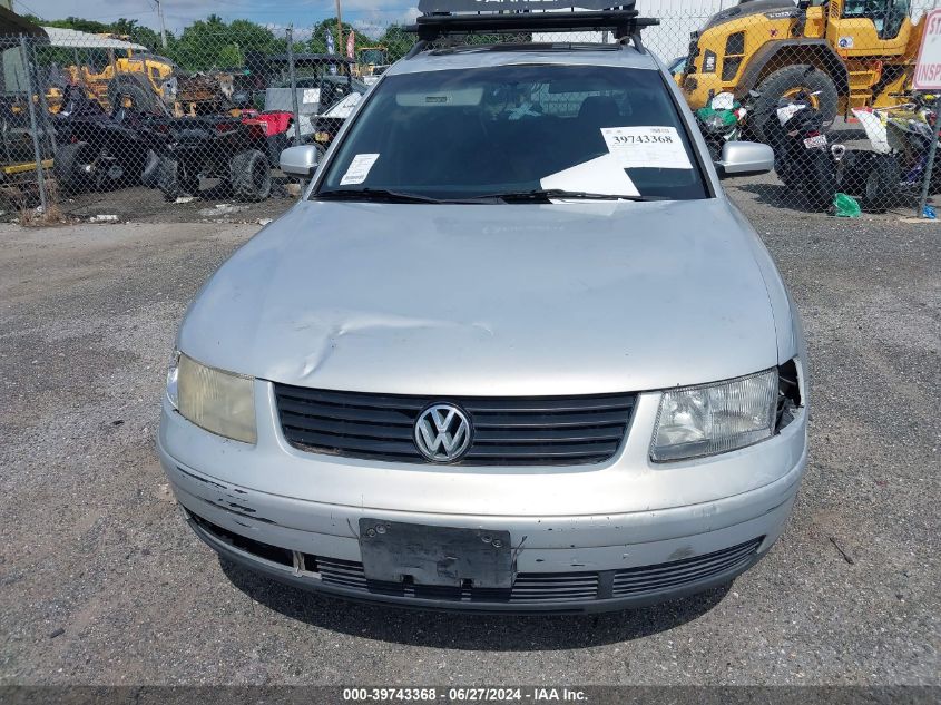 2000 Volkswagen Passat Glx VIN: WVWVD23B5YE188600 Lot: 39743368