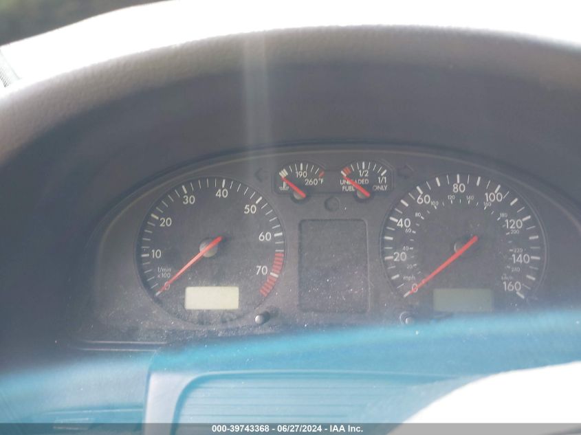 2000 Volkswagen Passat Glx VIN: WVWVD23B5YE188600 Lot: 39743368