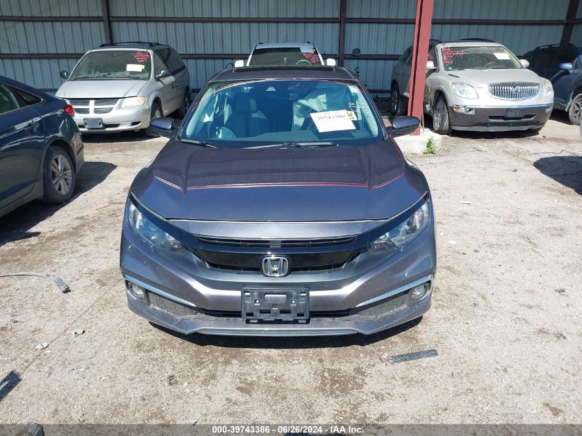 2019 Honda Civic Exl VIN: 19XFC1F70KE011408 Lot: 39743386