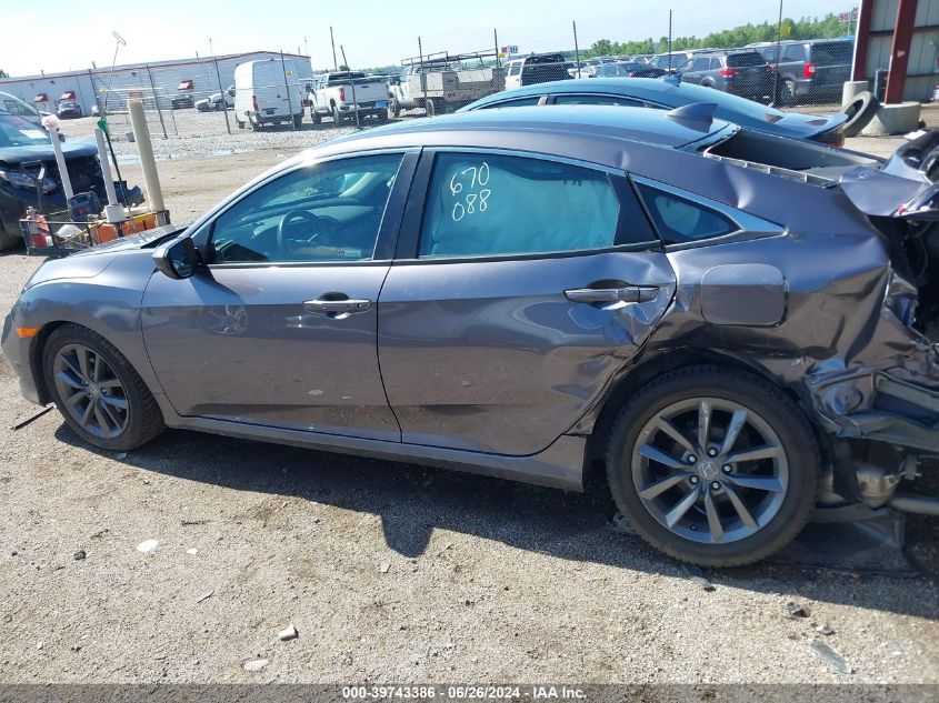 2019 Honda Civic Exl VIN: 19XFC1F70KE011408 Lot: 39743386