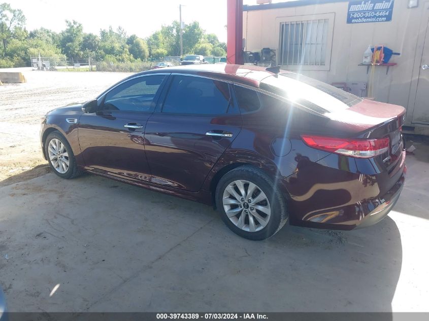 2017 Kia Optima Ex VIN: 5XXGU4L30HG171552 Lot: 39743389
