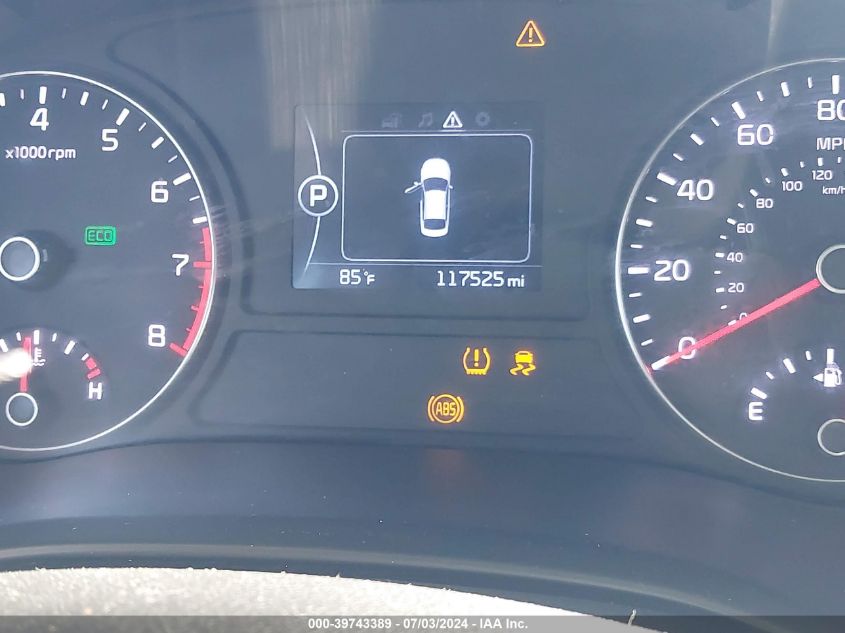 2017 Kia Optima Ex VIN: 5XXGU4L30HG171552 Lot: 39743389