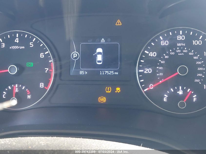 2017 Kia Optima Ex VIN: 5XXGU4L30HG171552 Lot: 39743389