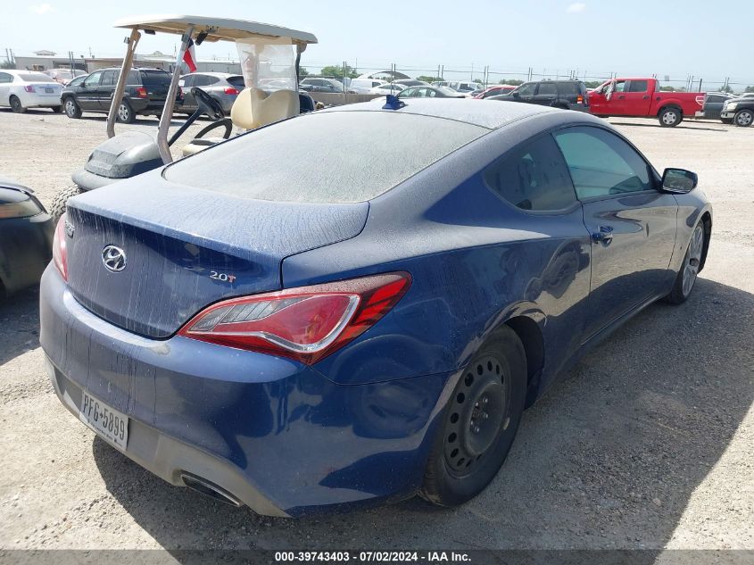 2014 Hyundai Genesis 2.0T VIN: KMHHT6KD2EU120844 Lot: 39743403