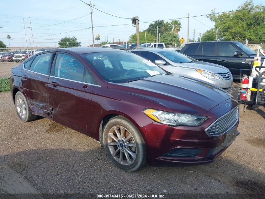 2017 Ford Fusion Se VIN: 3FA6P0H77HR283604 Lot: 39743415