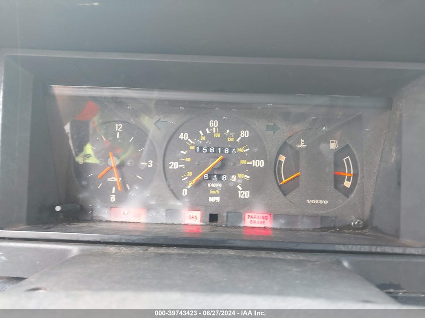 1992 Volvo 240 Gl VIN: YV1AS8805N1460719 Lot: 39743423