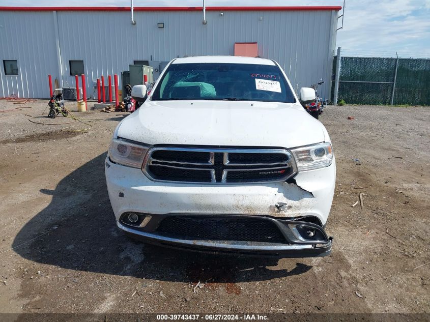 2016 Dodge Durango Sxt VIN: 1C4RDHAG1GC419523 Lot: 39743437