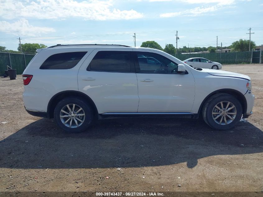 2016 Dodge Durango Sxt VIN: 1C4RDHAG1GC419523 Lot: 39743437