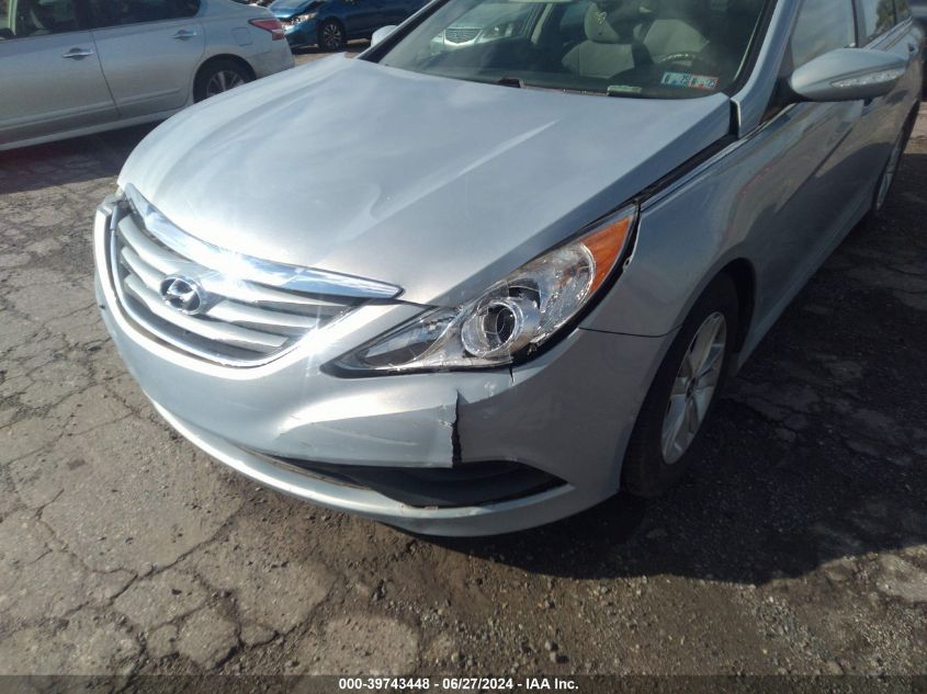 2014 Hyundai Sonata Gls VIN: 5NPEB4AC6EH829763 Lot: 39743448