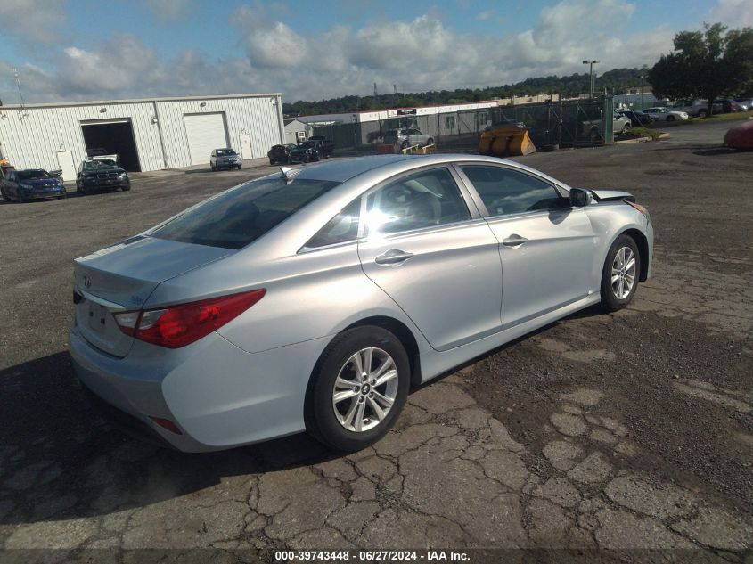 2014 Hyundai Sonata Gls VIN: 5NPEB4AC6EH829763 Lot: 39743448