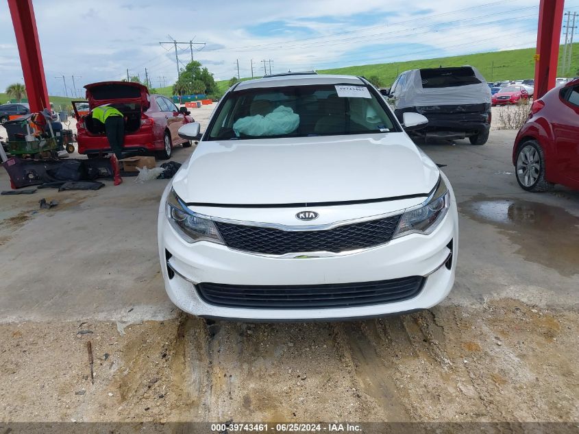 2016 Kia Optima Lx VIN: 5XXGT4L30GG041613 Lot: 39743461