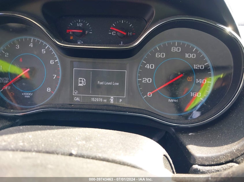 2016 CHEVROLET CRUZE LT AUTO - 1G1BE5SM9G7294273