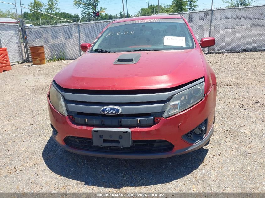 2011 Ford Fusion Se VIN: 3FAHP0HAXBR103835 Lot: 39743474