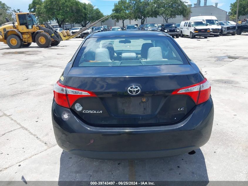 2014 Toyota Corolla Le VIN: 2T1BURHE9EC054850 Lot: 39743497