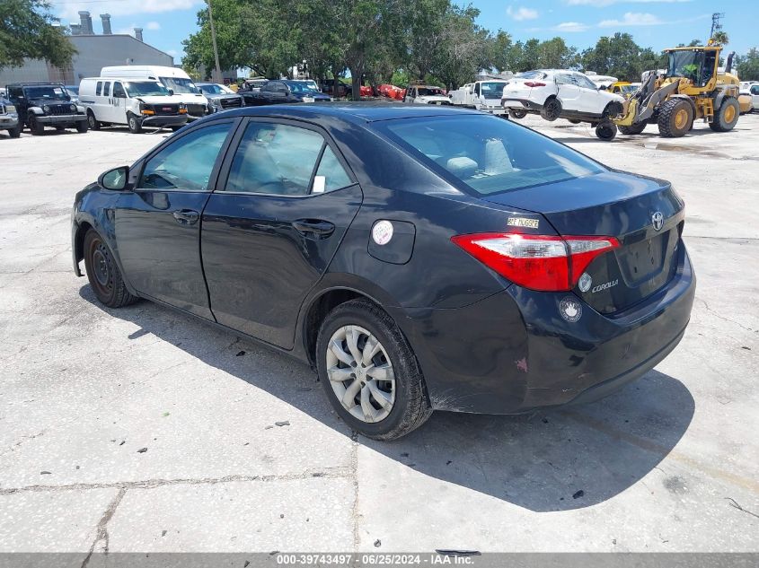 2014 Toyota Corolla Le VIN: 2T1BURHE9EC054850 Lot: 39743497