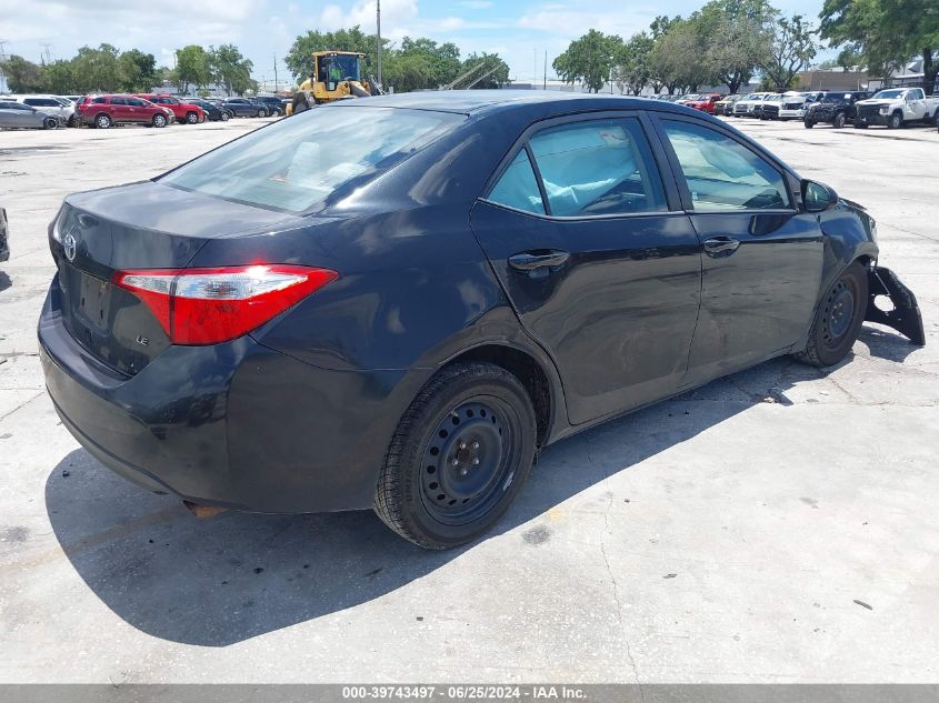 2014 Toyota Corolla Le VIN: 2T1BURHE9EC054850 Lot: 39743497