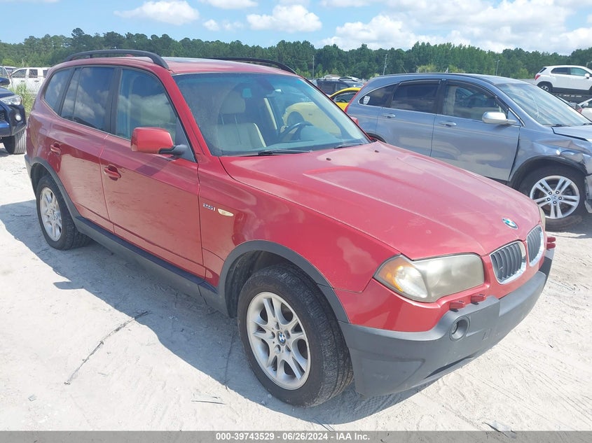 2004 BMW X3 2.5I VIN: WBXPA73424WB27103 Lot: 39743529