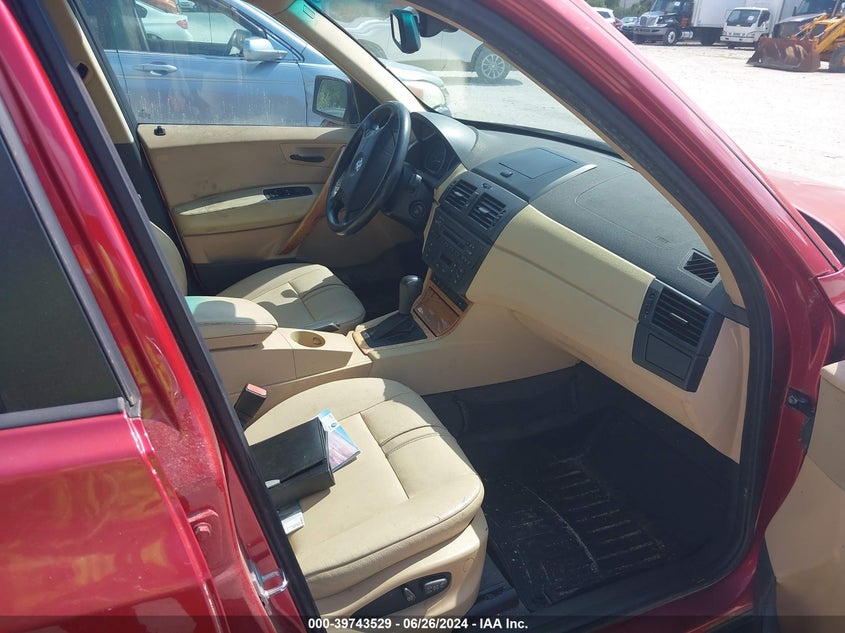 2004 BMW X3 2.5I VIN: WBXPA73424WB27103 Lot: 39743529