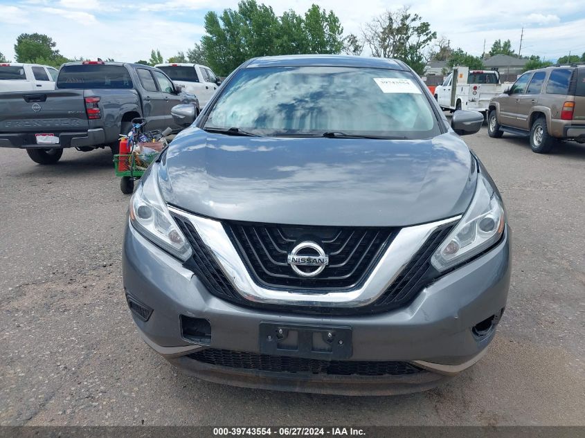 2015 Nissan Murano S VIN: 5N1AZ2MH8FN272096 Lot: 39743554